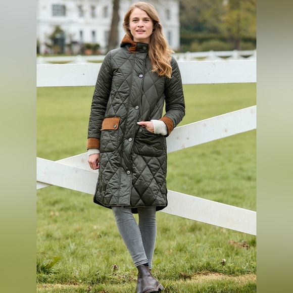 NWTs Barbour Mickley Quilted Jacket. Sage/Ancient. Sz. 10 US (14 UK) - Picture 2 of 16